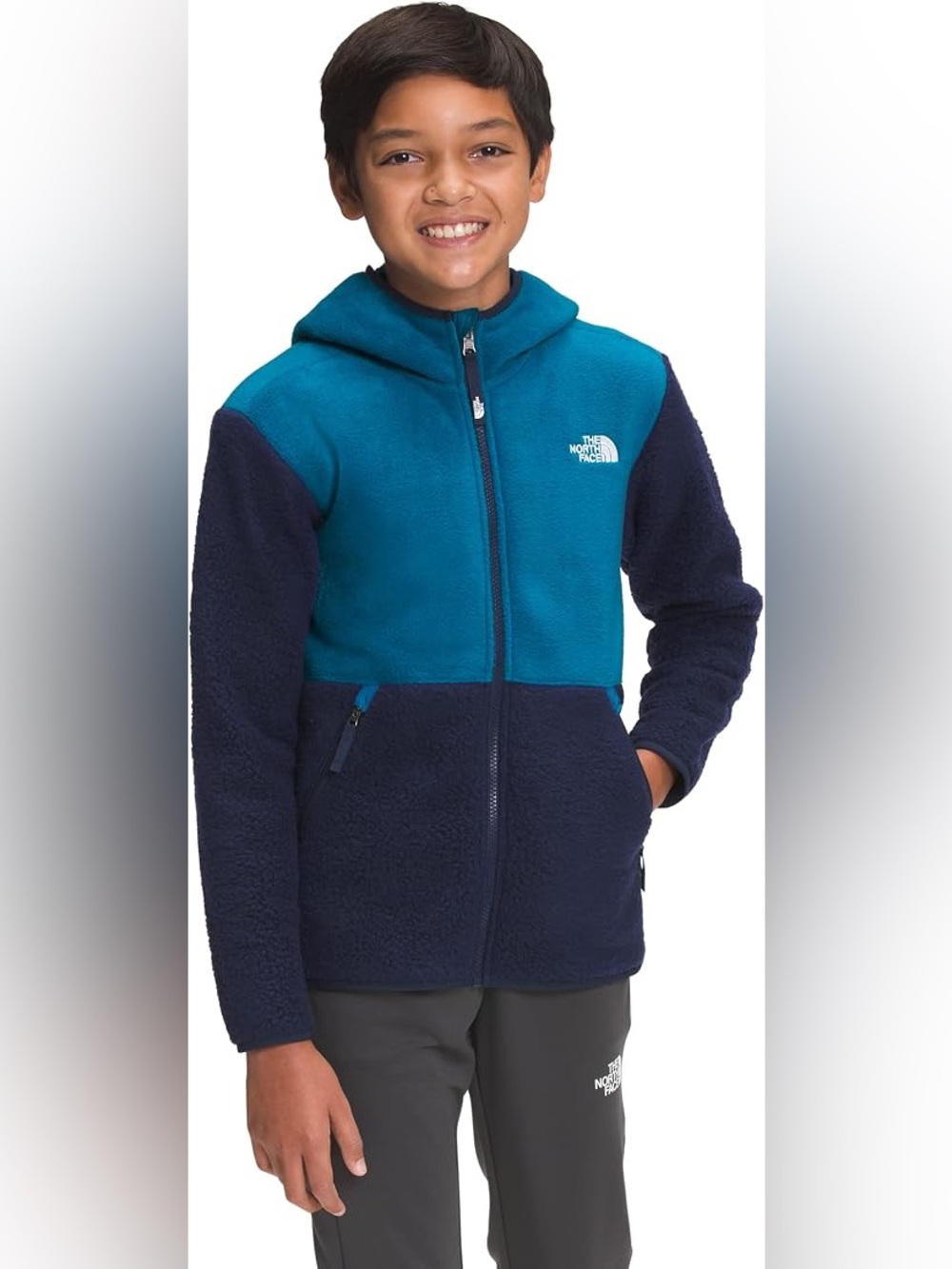 The North Face Forest full zip Fleece Jacket kids size XS 6